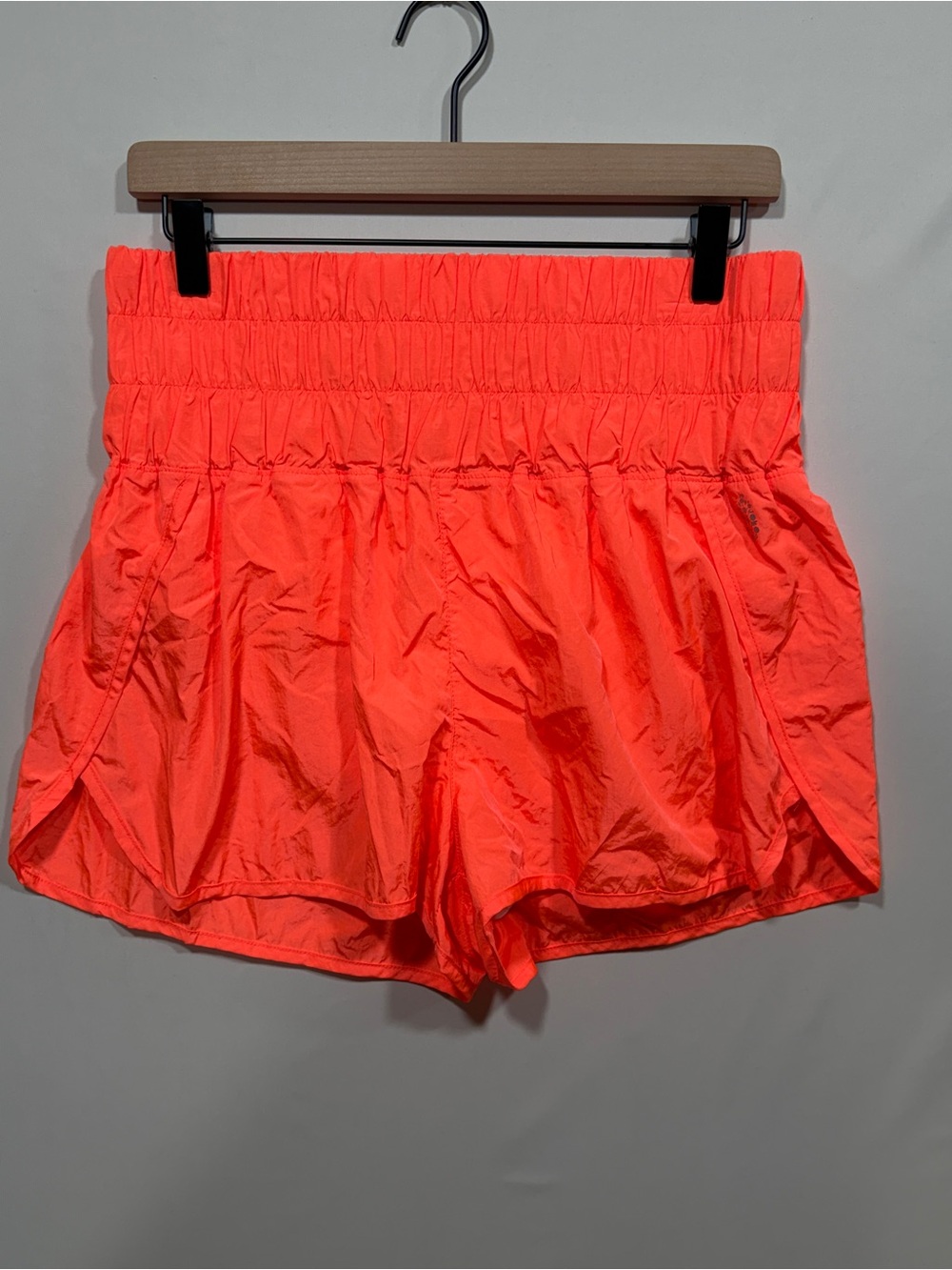FP Movement by Free People Neon Coral Athletic Running Shorts| NWOT